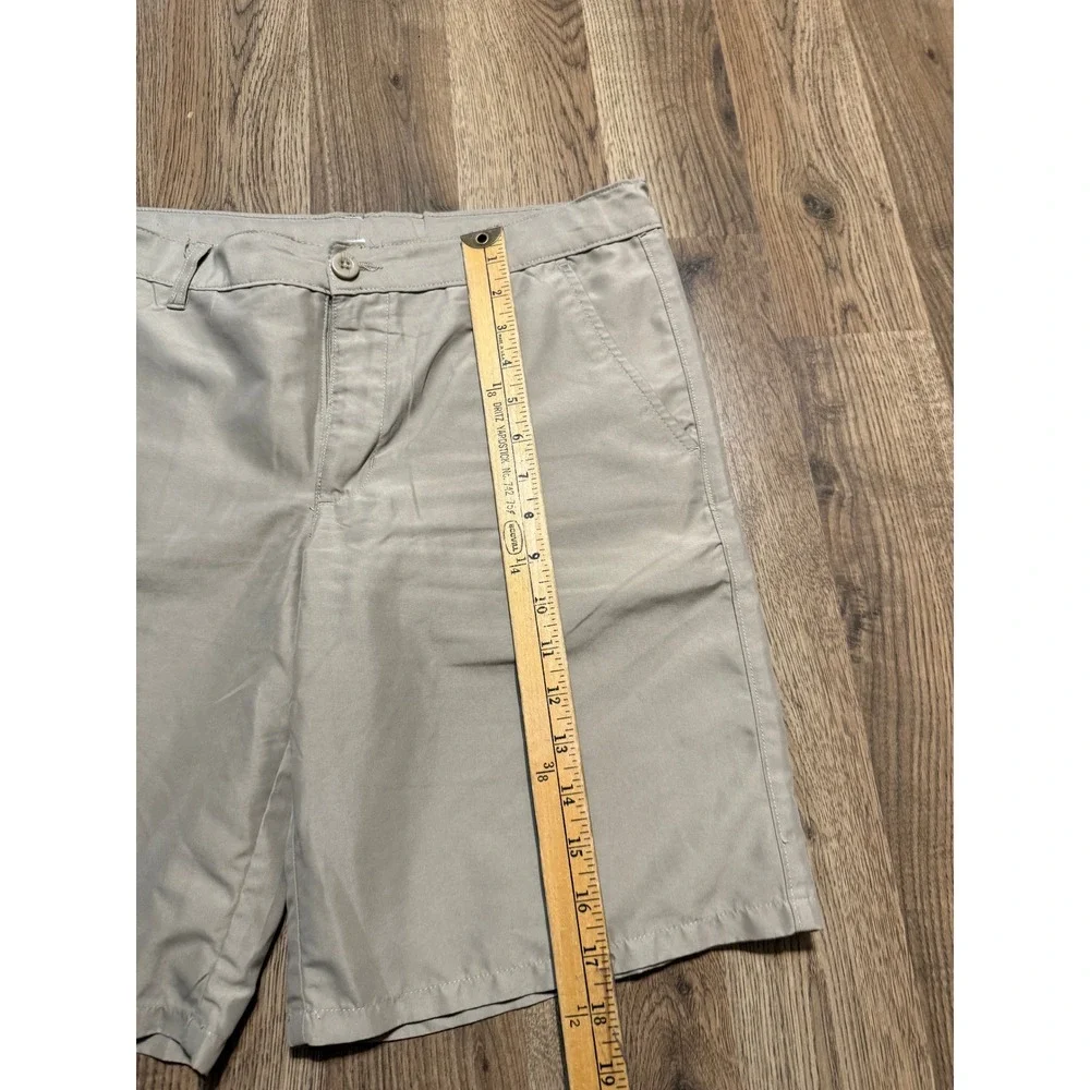 Nautica School Uniform Shorts Youth Boys Size 16 Khaki Flat Front Casual